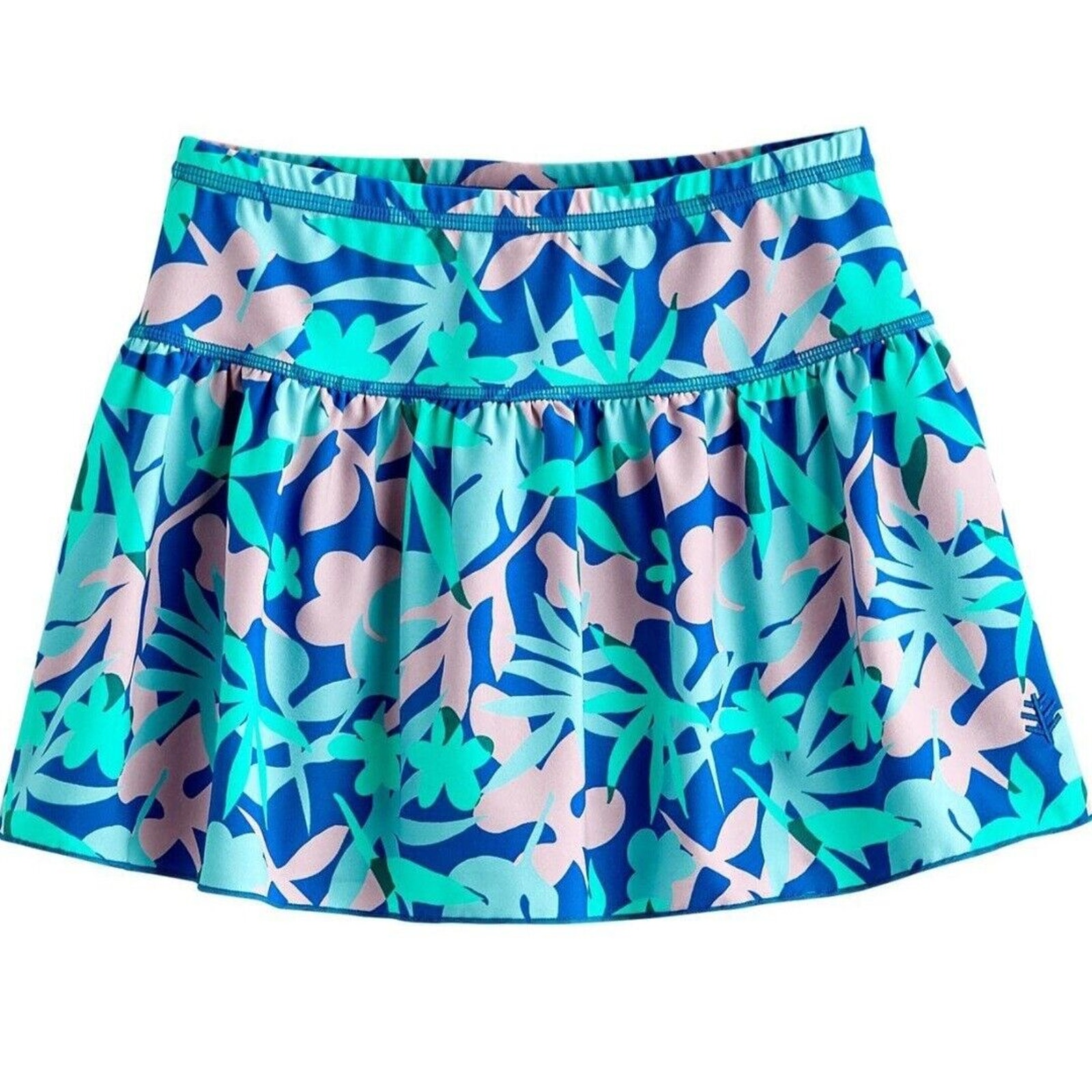 Coolibar Upf 50+ Girls' Wavecatcher Swim Skirt - Sun Protective Youth Medium